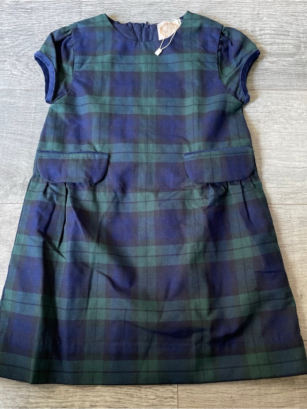 The Beaufort Bonnet Company NWOT Black Watch Plaid Dress